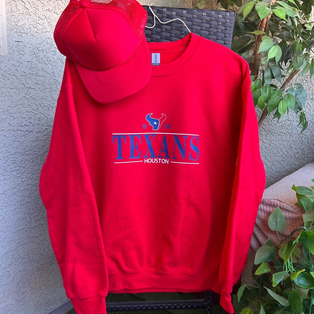 Texas Houston’s NFL Crewneck - Picture 1 of 2